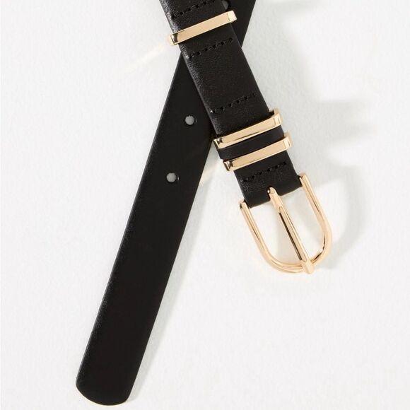 NWT Anthropologie Black Basic Keeper Belt  Large NWT ANTHROPOLOGIE BY ANTHROPOLOGIE BASIC | Mercari main image 2